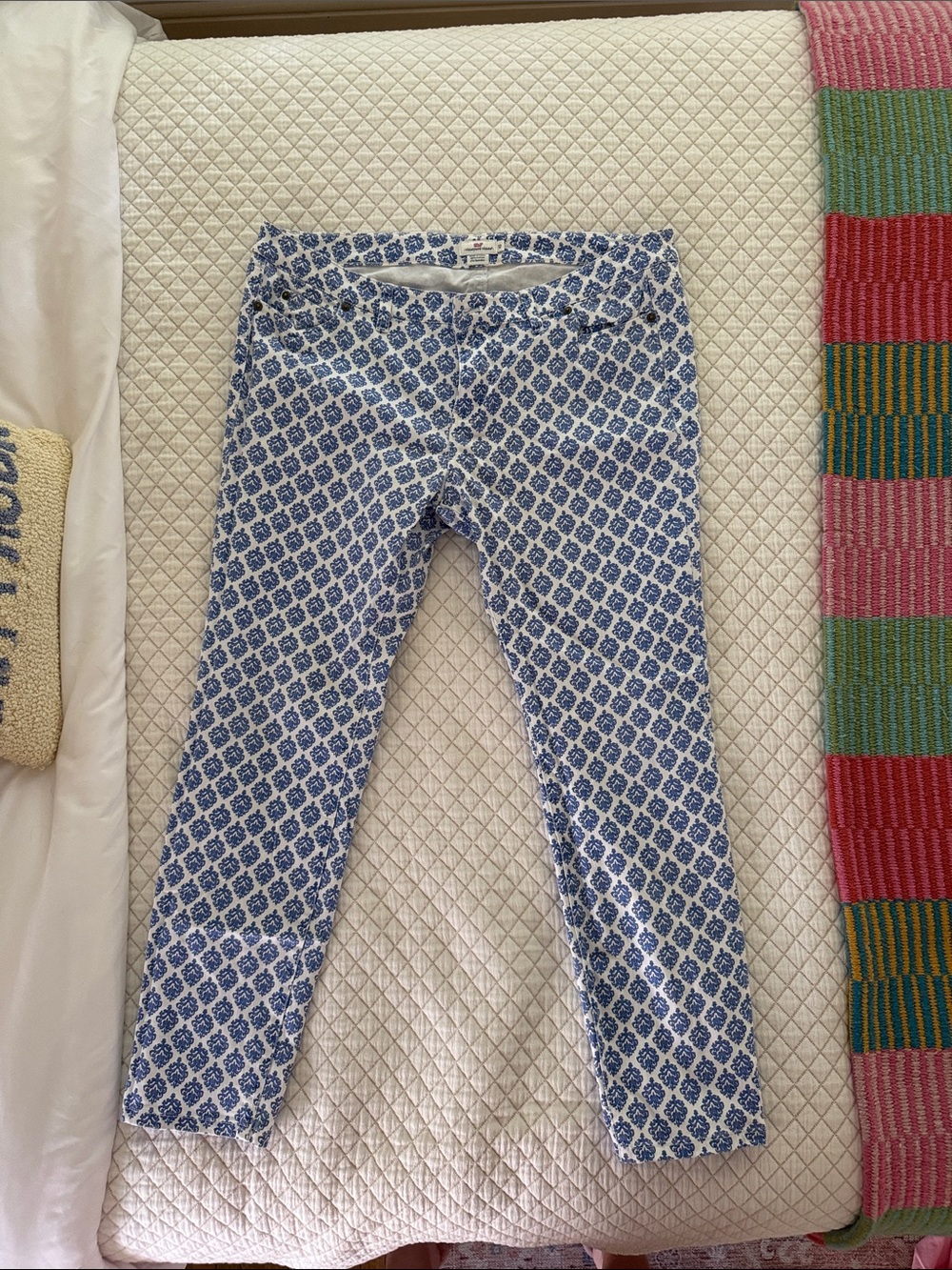 Vineyard Vines Blue Patterned Women’s Jeans